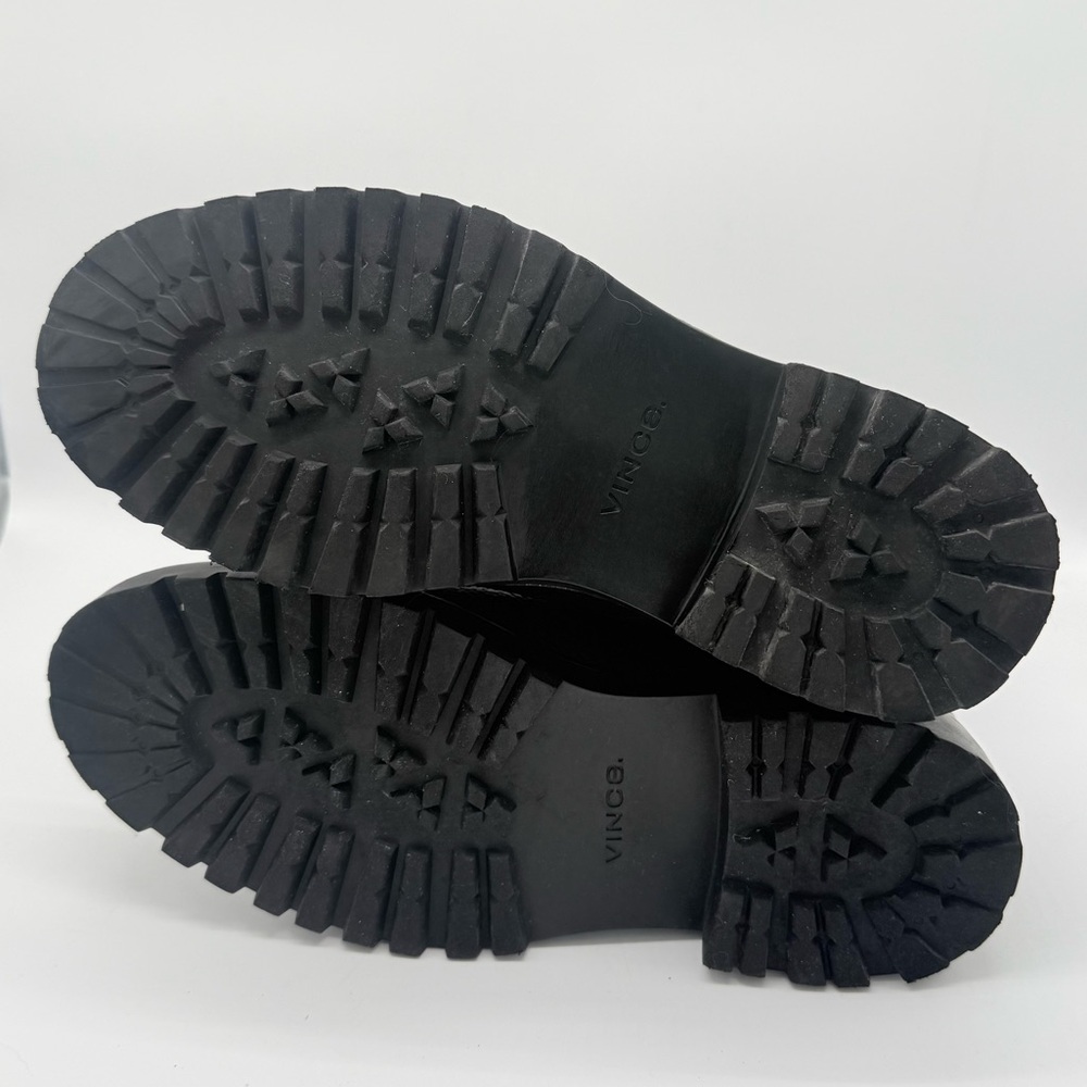 Vince Men's Dominic Black Combat Boots - Picture 11 of 16